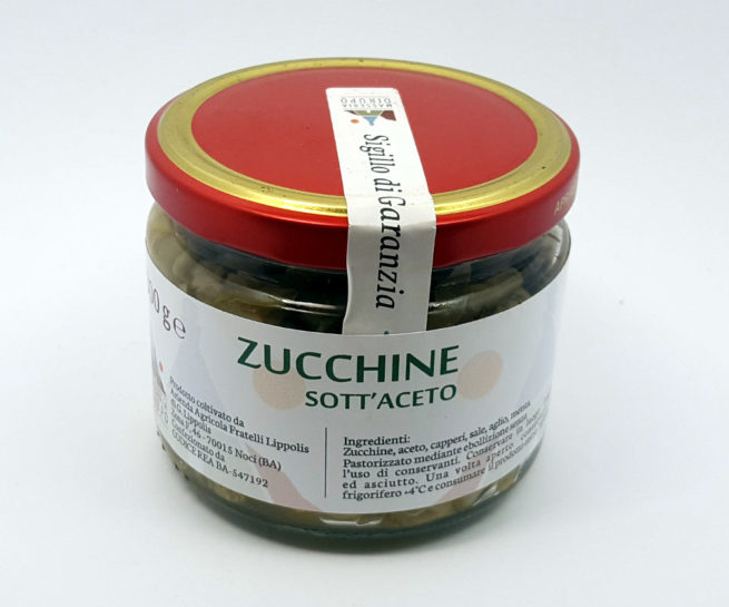 Zucchine sott'aceto