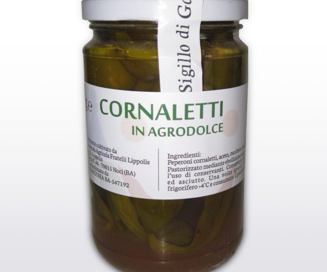 Cornaletti in agrodolce